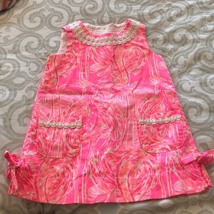 Lily Pulitzer sz 2t hot pink flamingo dress